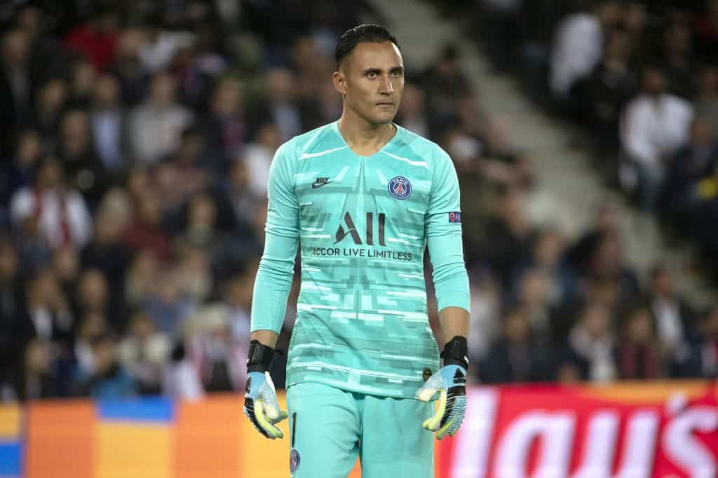 Costa Rica's goalkeeper Keylor Navas in action during the World