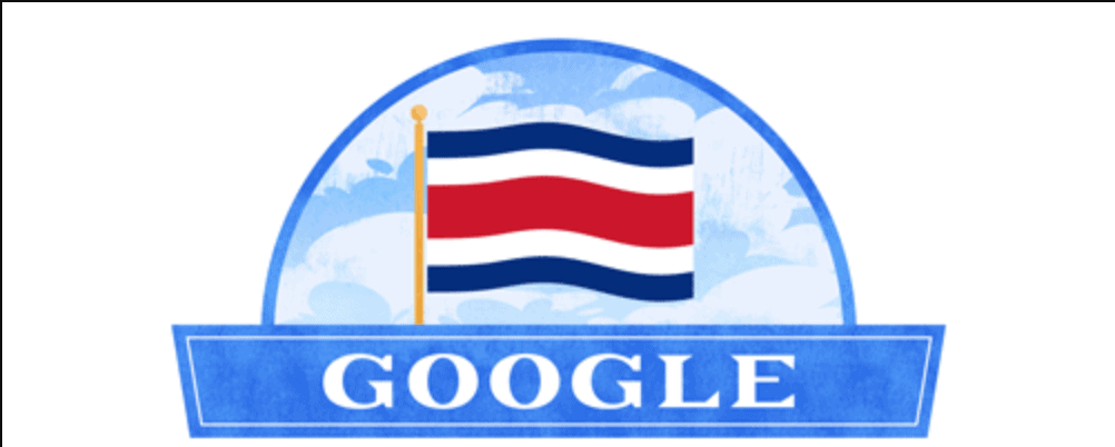 Costa Rica Google Doodle