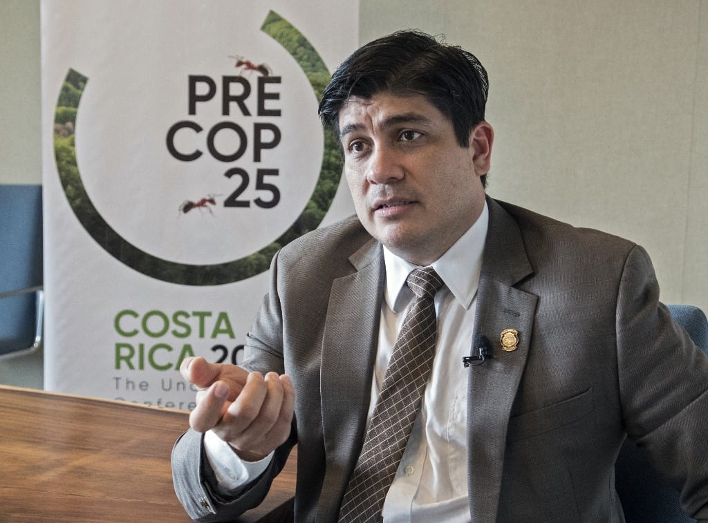 Carlos Alvarado at PreCOP25