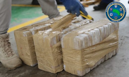 Three Colombians detained in Costa Rica with 1.4 metric tons of cocaine