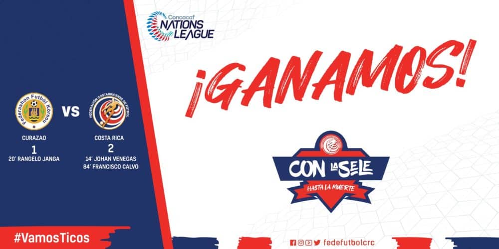 Late goal helps ten-man Costa Rica beat Curaçao, 2-1