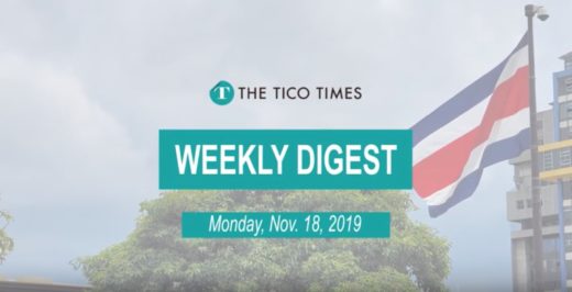 The Tico Times Weekly Digest: November 18, 2019