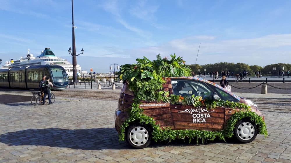 Costa Rica-branded cars in France 