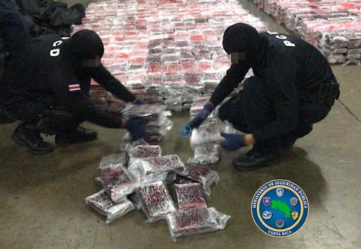 Costa Rica seizes record five metric tons of cocaine