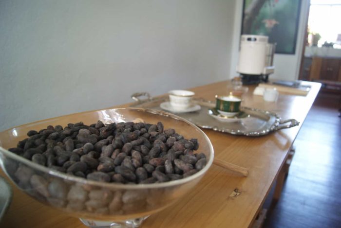 Cacao beans. 