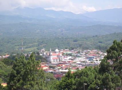 Town view of San Ramon Costa Rica