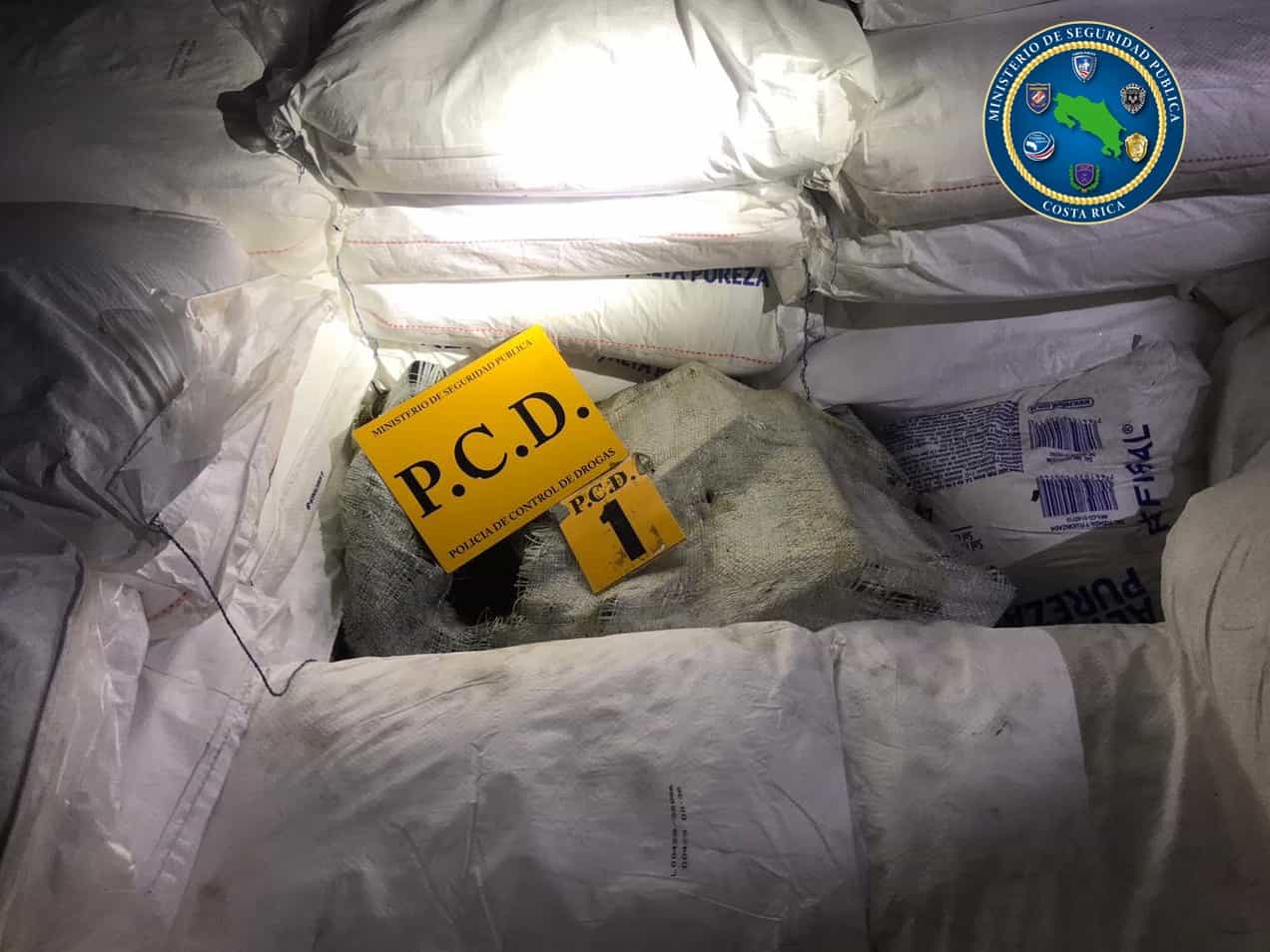 Cocaine in salt bags