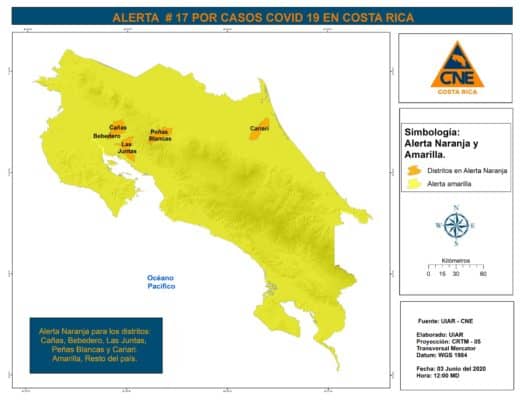 Stricter health measures in five districts due to coronavirus spread