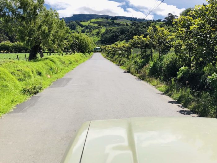 Views during the drive up to Irazu Volcano National Park.
