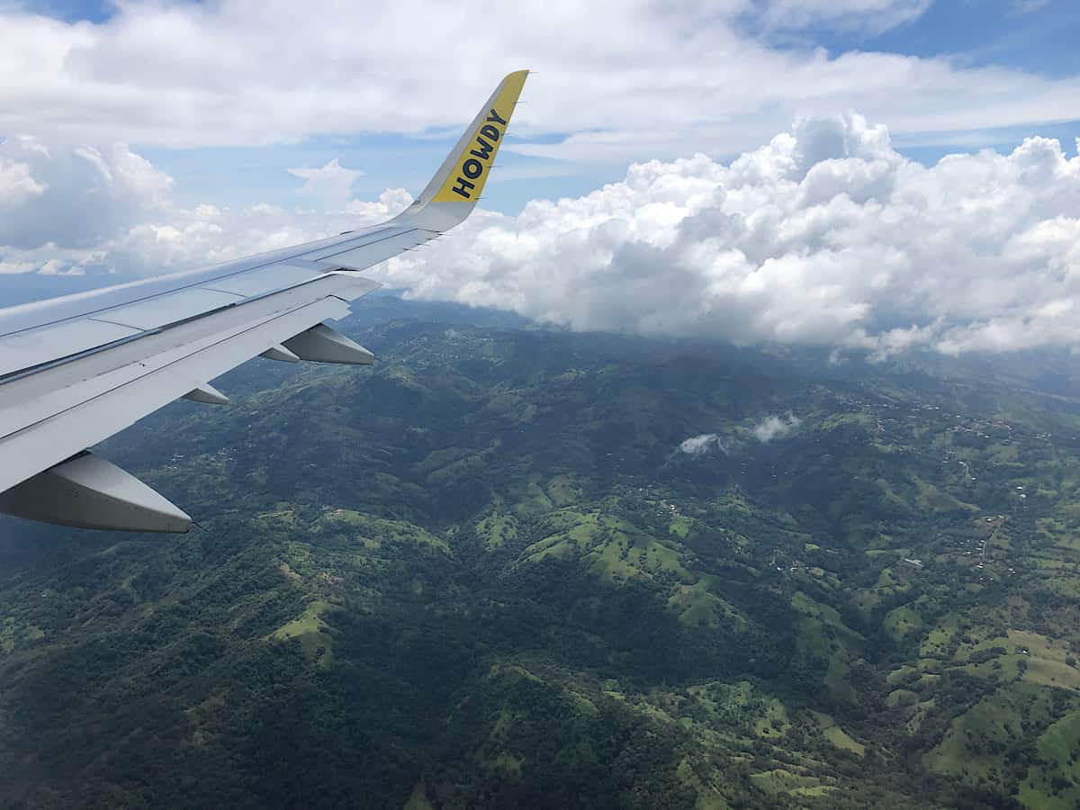 Our experience flying from the U.S. to Costa Rica during the