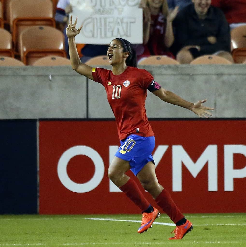 Shirley Cruz goal for Costa Rica