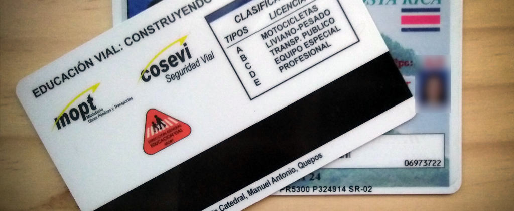 A Costa Rican driver’s license.