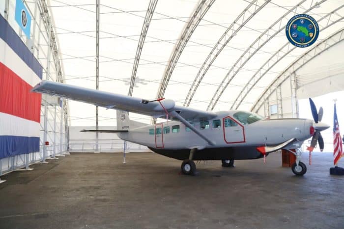 With U.S. support, Costa Rica adds new plane to police fleet
