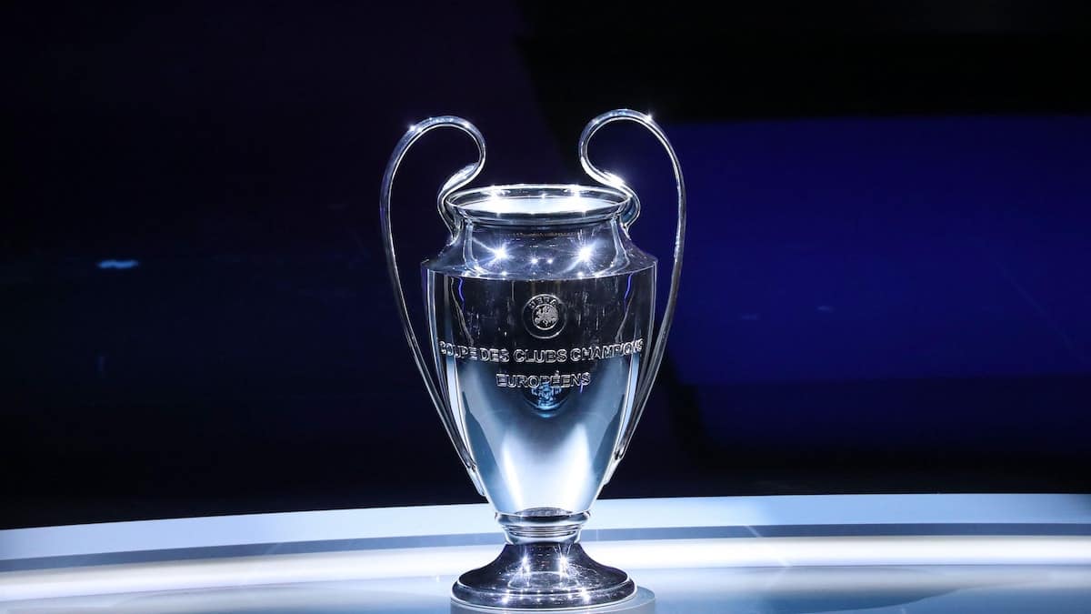 The UEFA Champions League trophy.