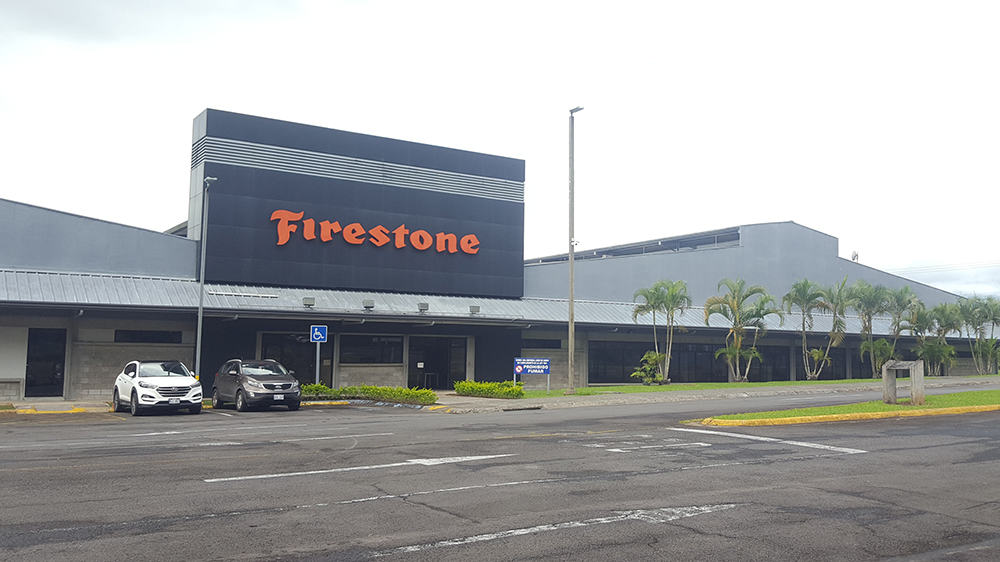 A Firestone building in Costa Rica.