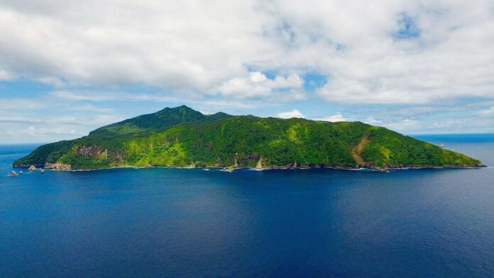 Isla del Coco en el Océano Pacífico.