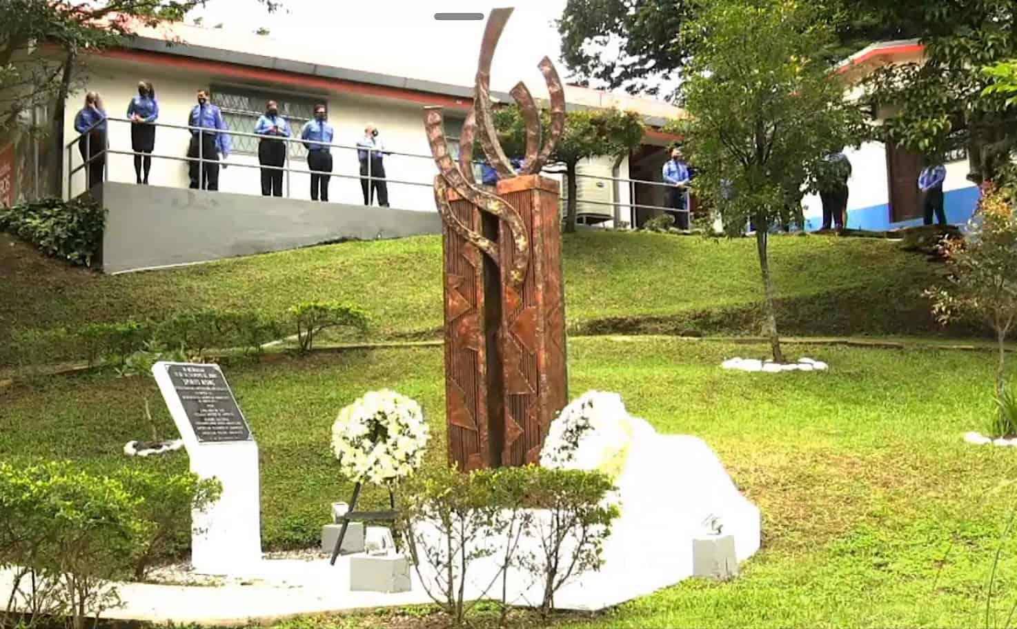 The “Spirit Rising” monument in Costa Rica honors the victims of the September 11 terrorist attacks.
