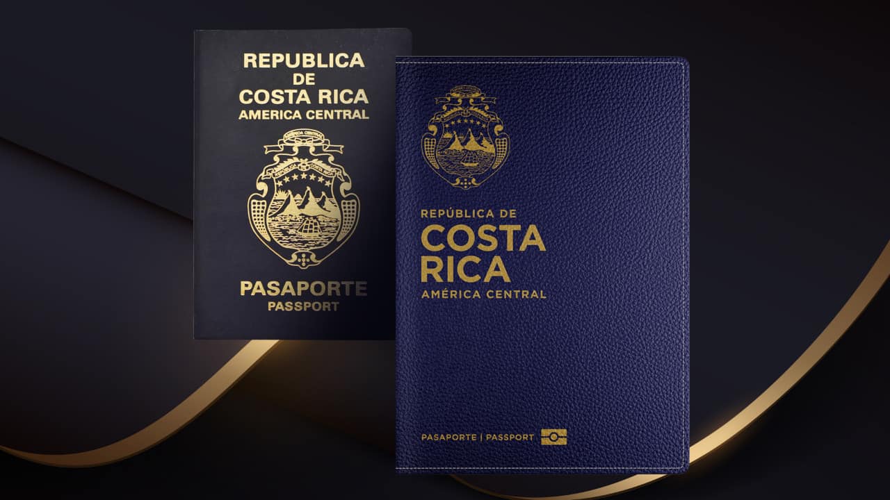 Costa Rica's new biometric passports, to be released in 2022.