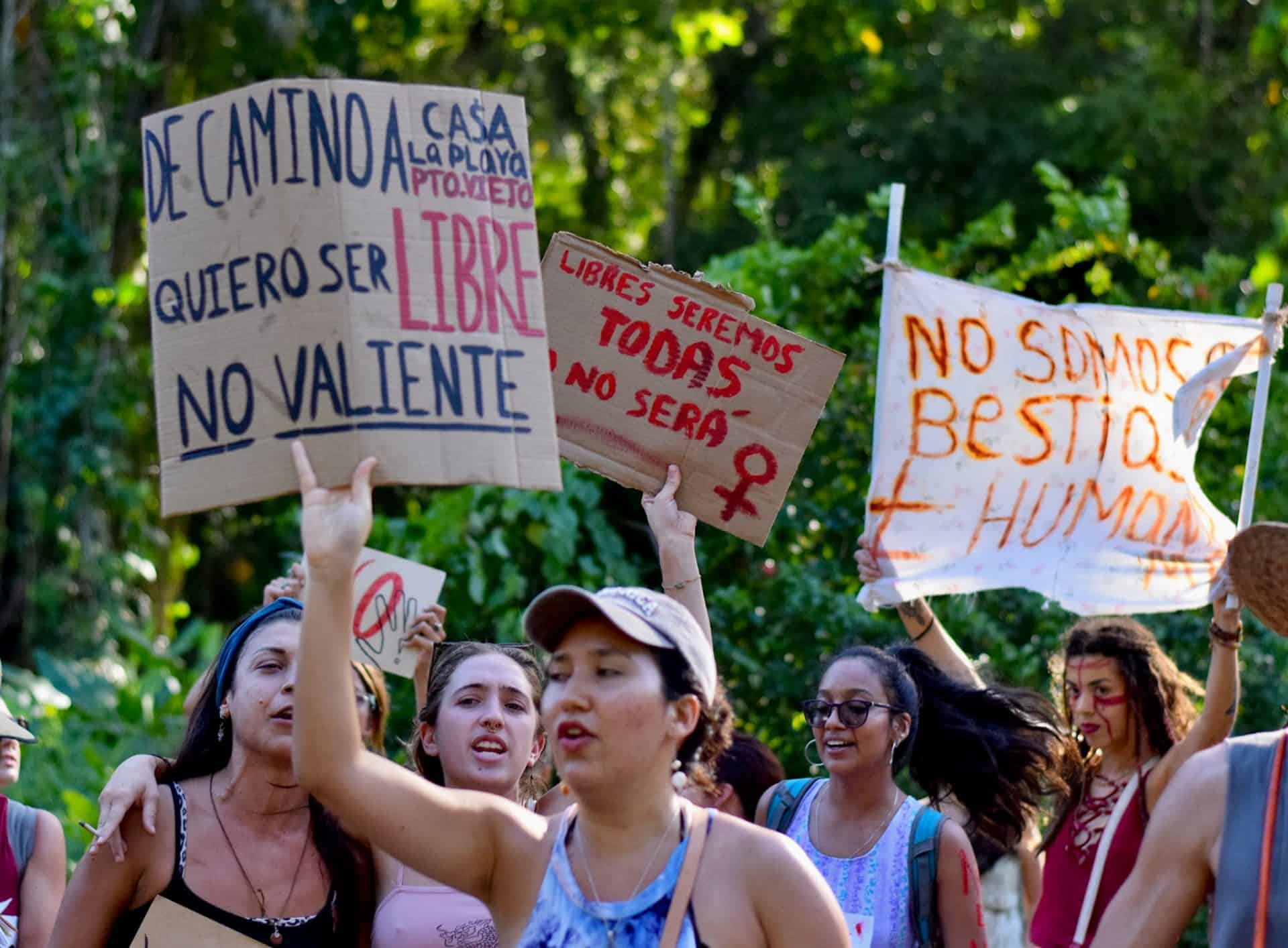 In Costa Rica women protest after sexual assault against a Danish tourist