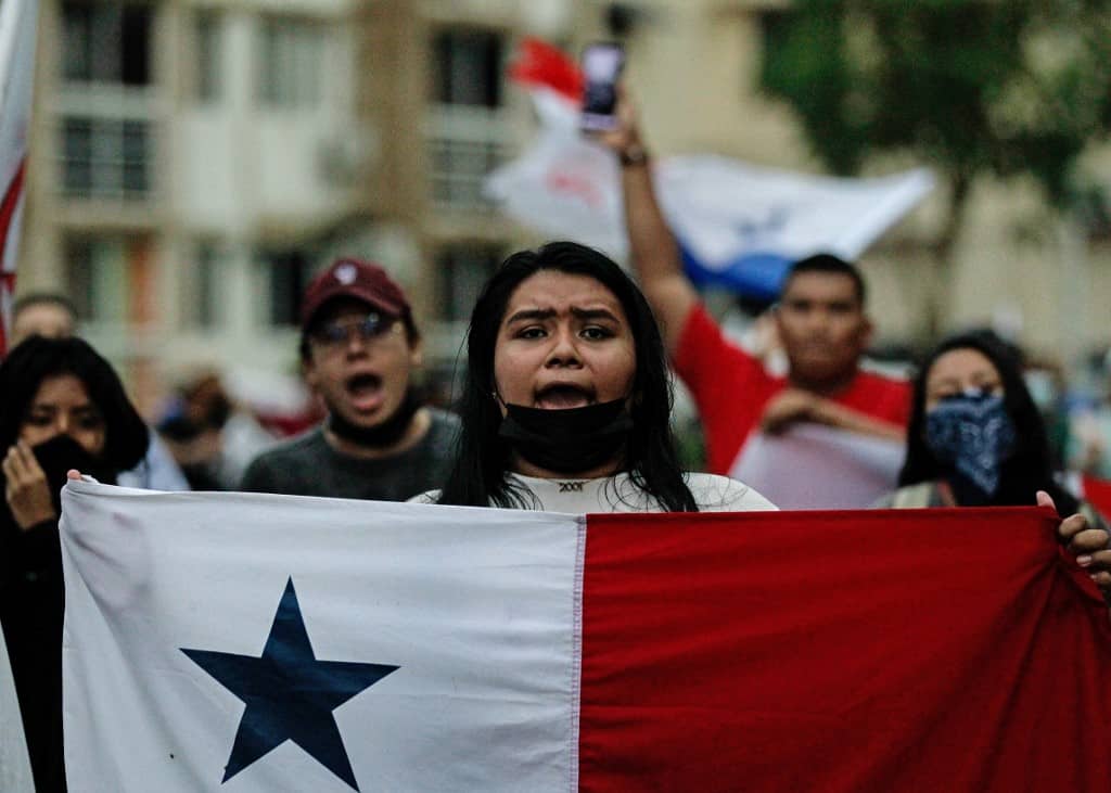 Panama Protests about Gas