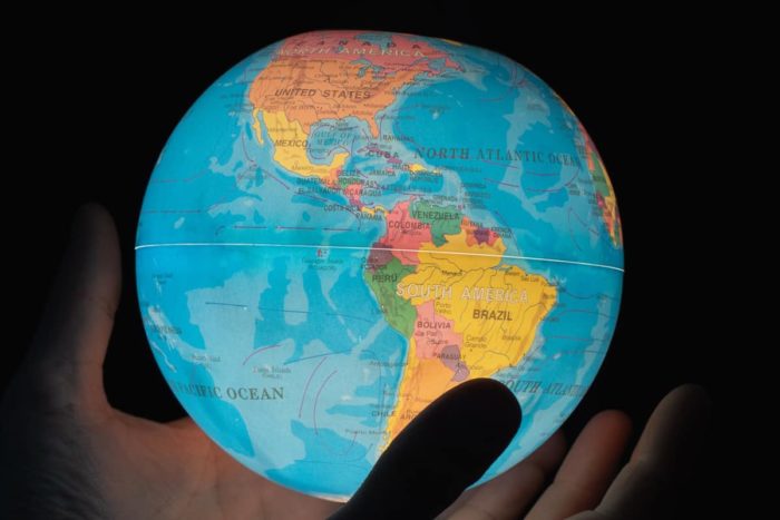 Central America Global Map