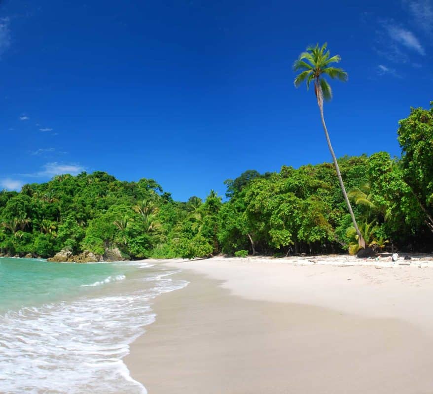 Visitors to Manuel Antonio National Park