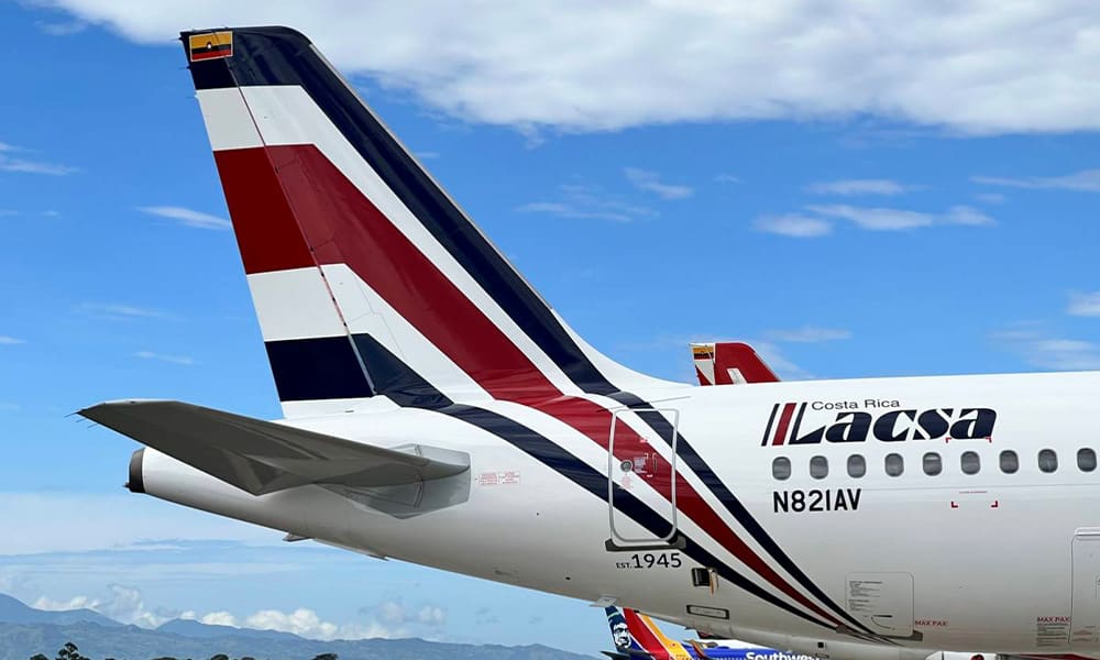 Plane Commemorating LACSA Airlines Lands at San Jose Airport - Vimarsana News