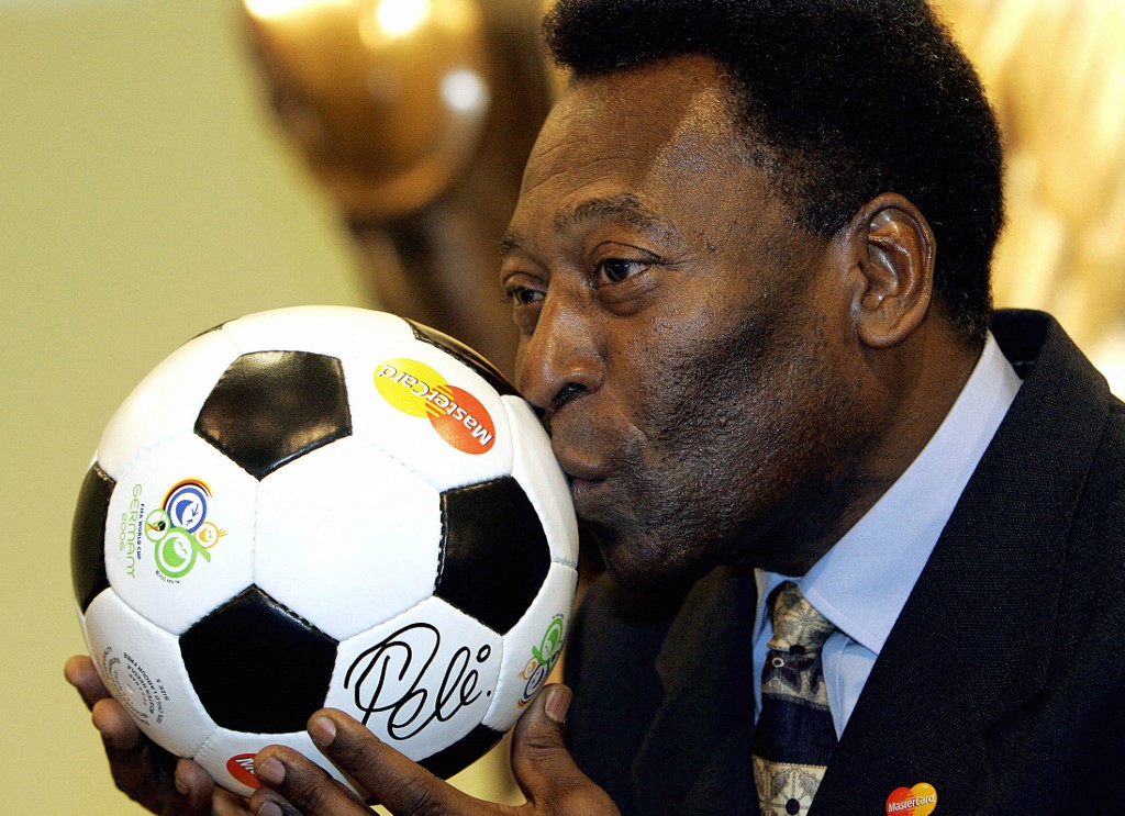 Pele and Soccer Ball