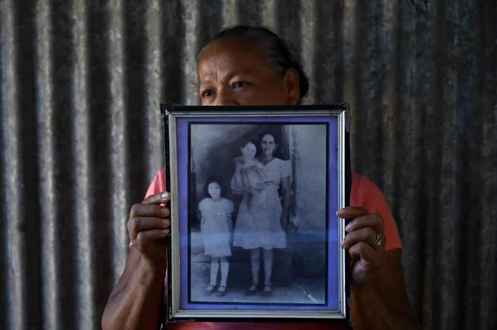 Picture of relatives killed in the 1981 El Mozote massacre