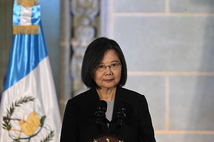 Taiwan's President Tsai Ing-wen in Guatemala