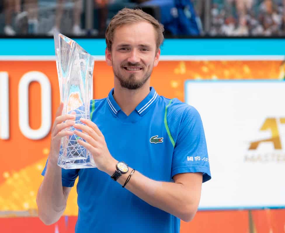 Russian Tennis Star Daniil Medvedev Clinches Fourth Title of the Season with Miami Open 2023 Victory over Jannik Sinner