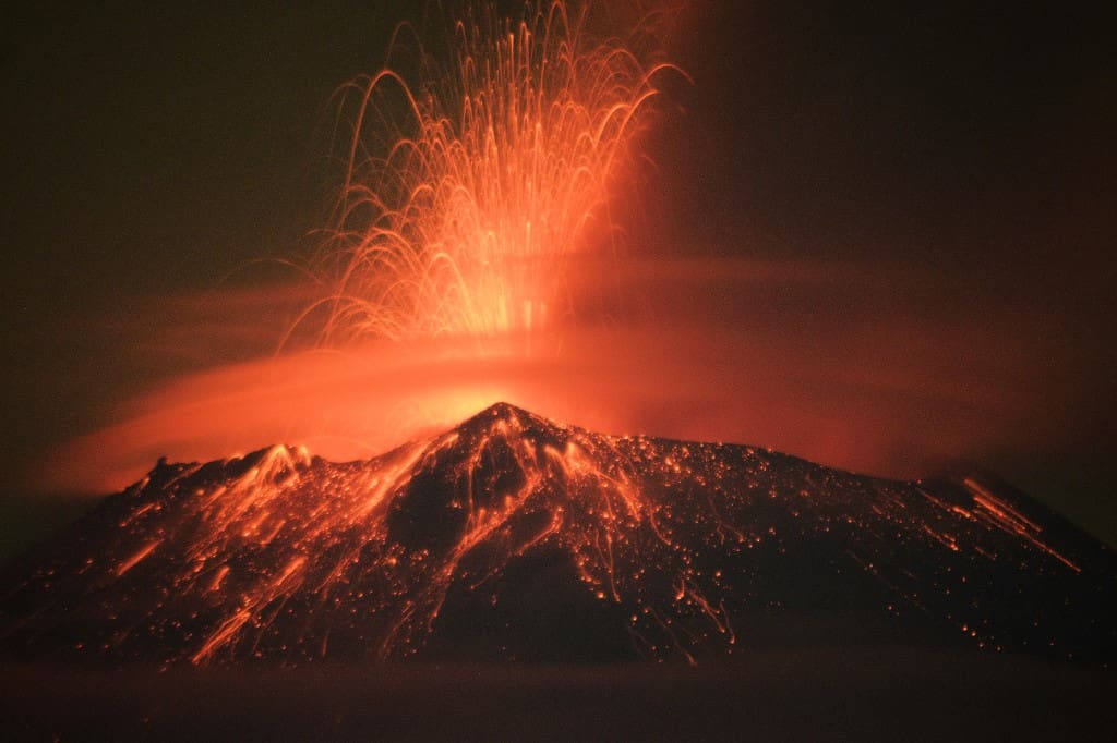 Popocatepetl volcano Mexico