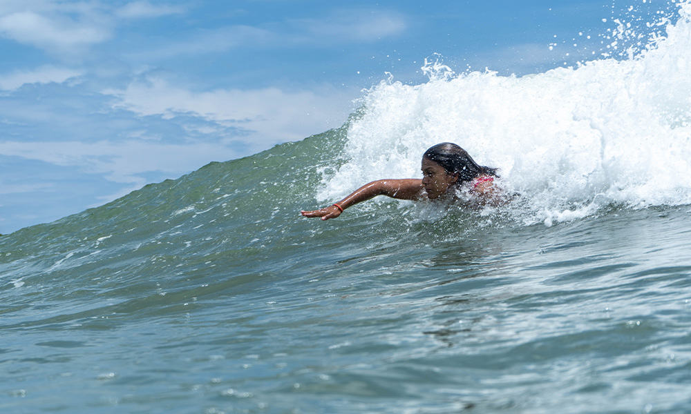 Bodysurfing in Costa Rica