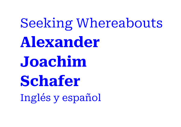 Seeking Whereabouts