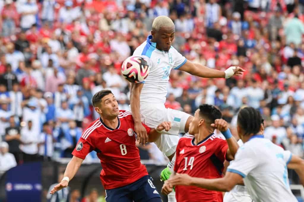 Concacaf Nations League play-off football match between Costa Rica and Honduras
