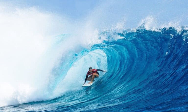 Costa Rica Surfer Brisa Hennessy in Fiji