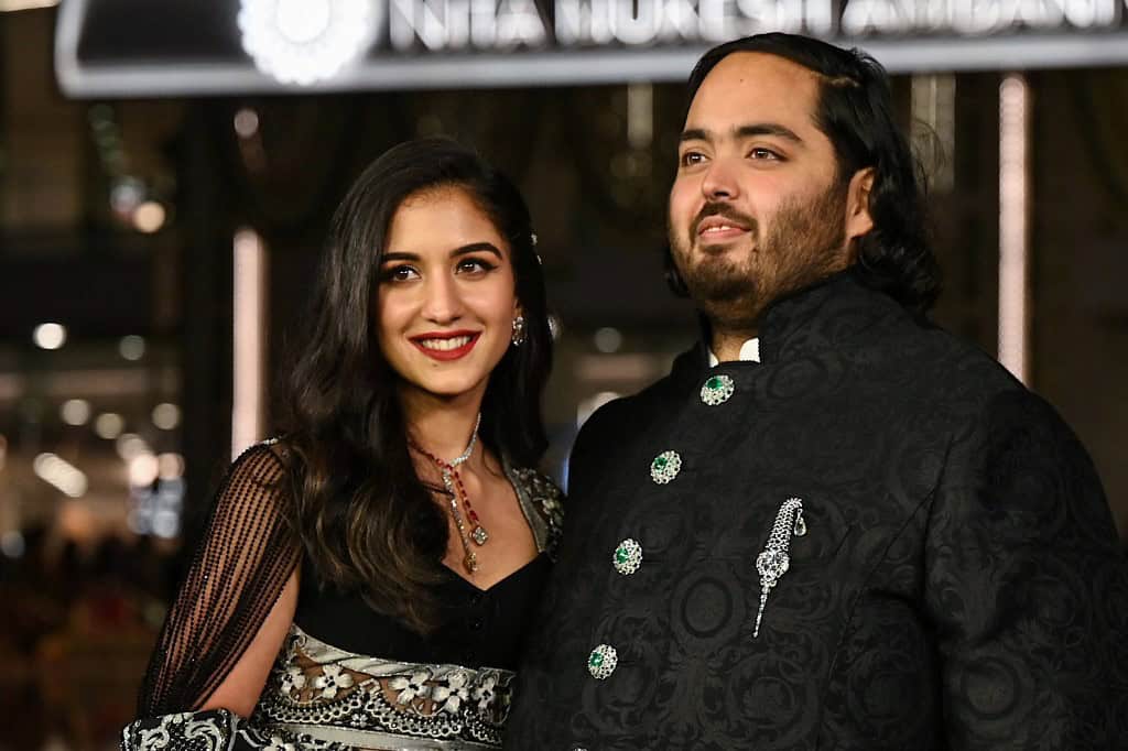 Indian billionaires Anant Ambani and Radhika Merchant