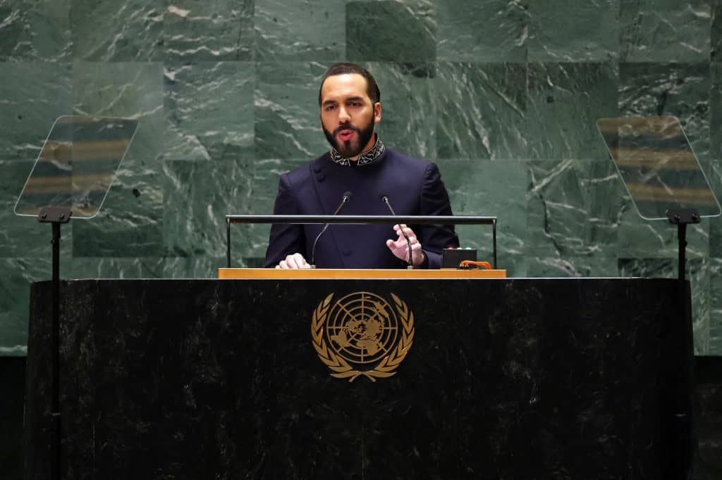 El Salvador President Bukele at UN