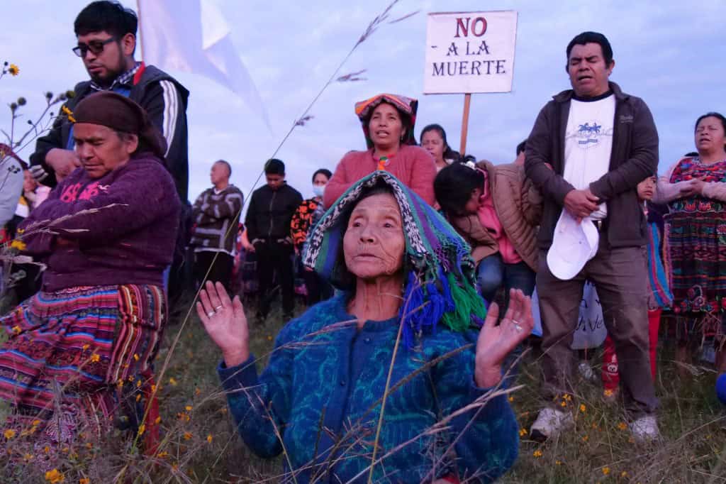 Guatemala Mayan Protest over Temple