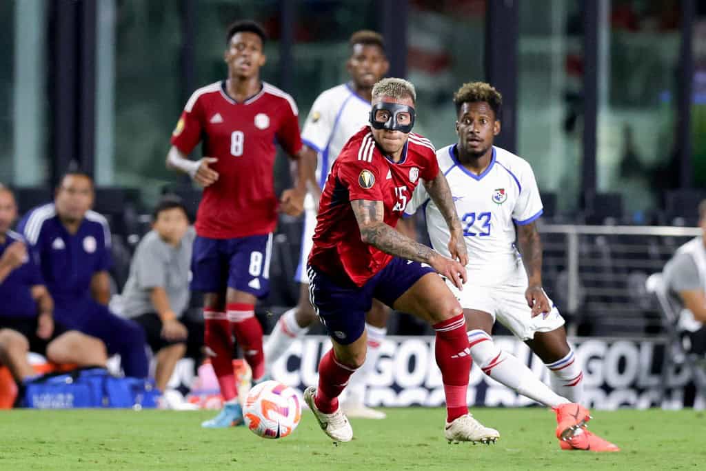 Costa Rica versus Panama in Soccer