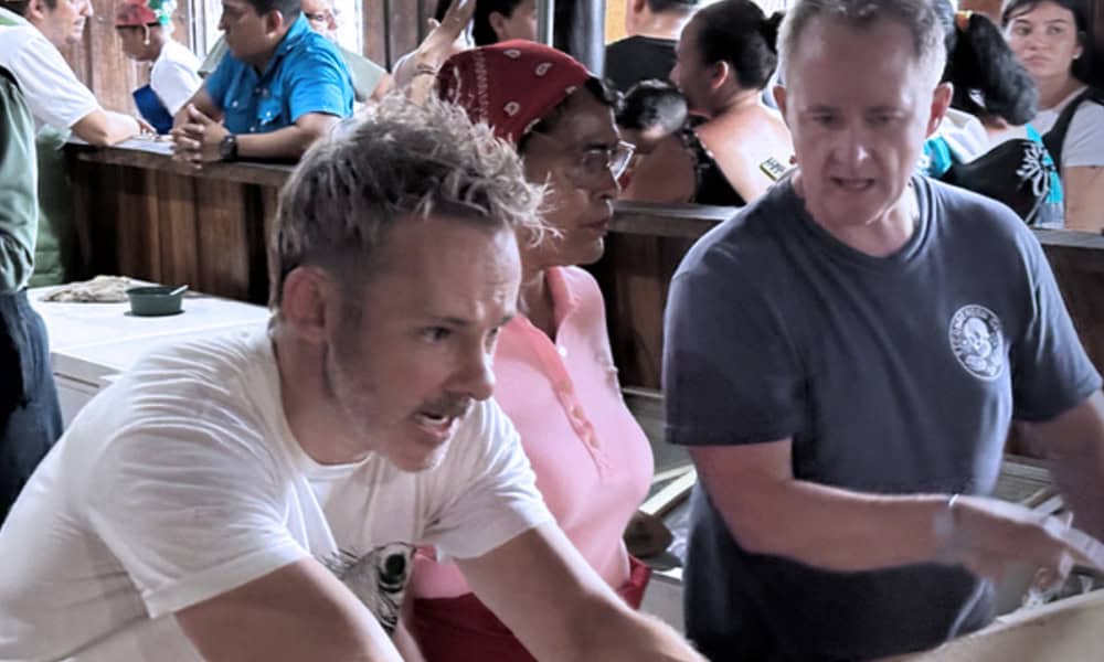 Lord of the Rings actors Dominic Monaghan and William Boyd are visiting Costa Rica