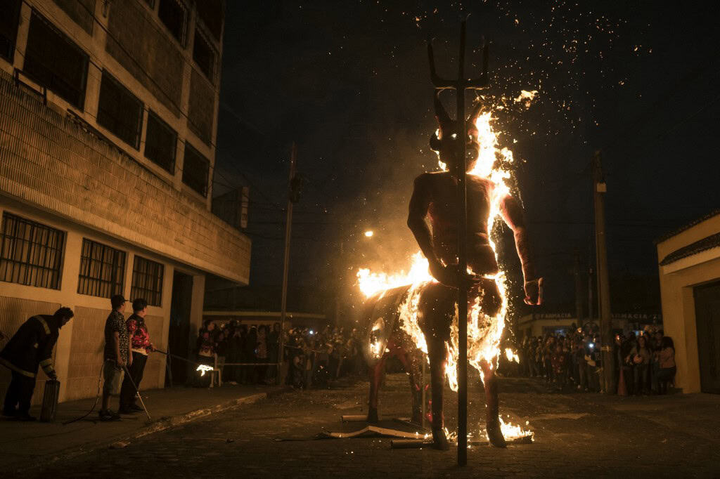 Guatemala Burning Devil