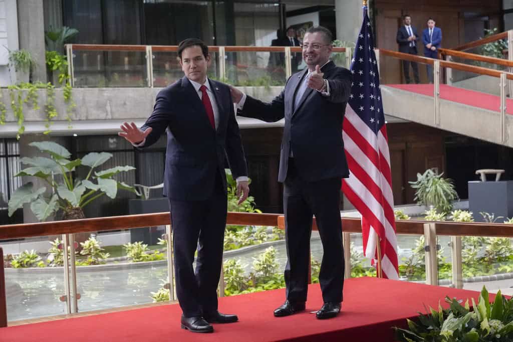 US Secretary of State Marco Rubio meets with Costa Rica President Chaves