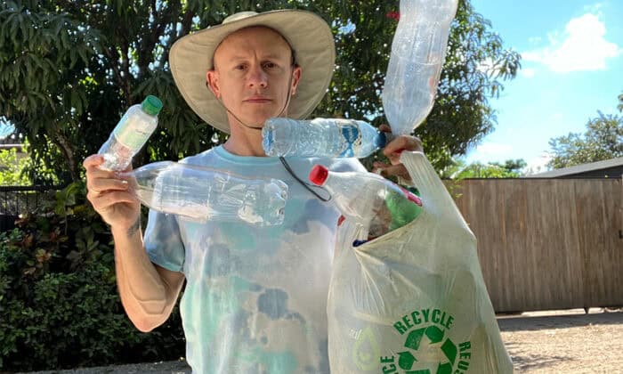 Trash in Costa Rica Sanctuary