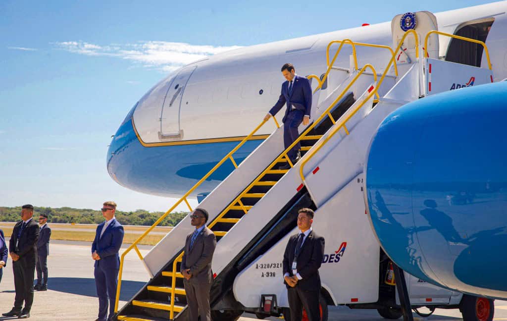 US Secretary of State Marco Rubio in El Salvador