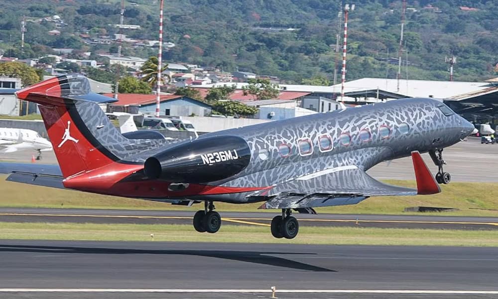 Basketball Legend Michael Jordan's Plane