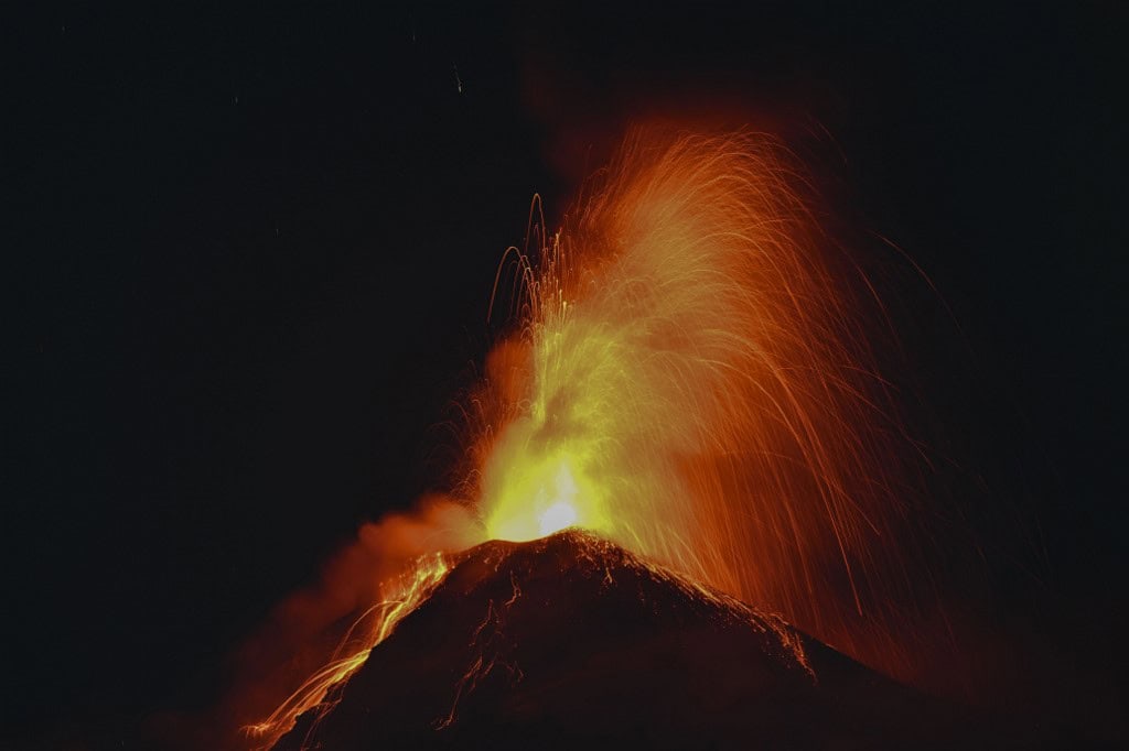 Guatemala Fuego Volcano Eruption