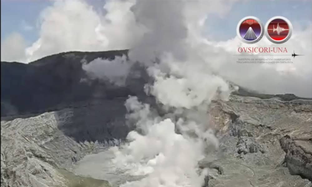 Costa Rica's Poas Volcano Eruption