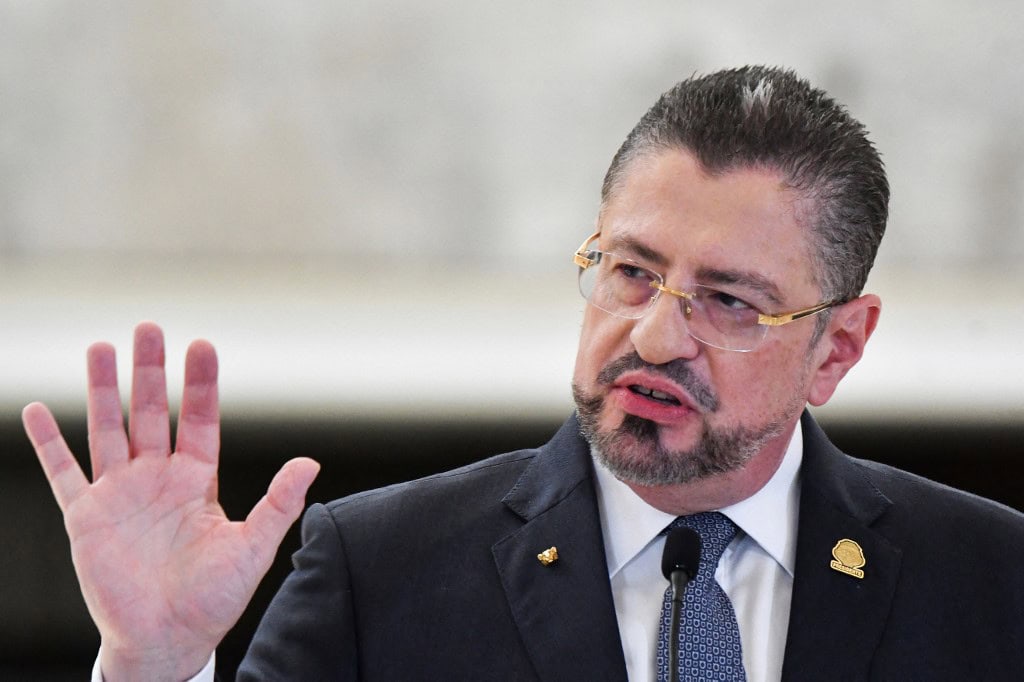 Costa Rica's President Rodrigo Chaves