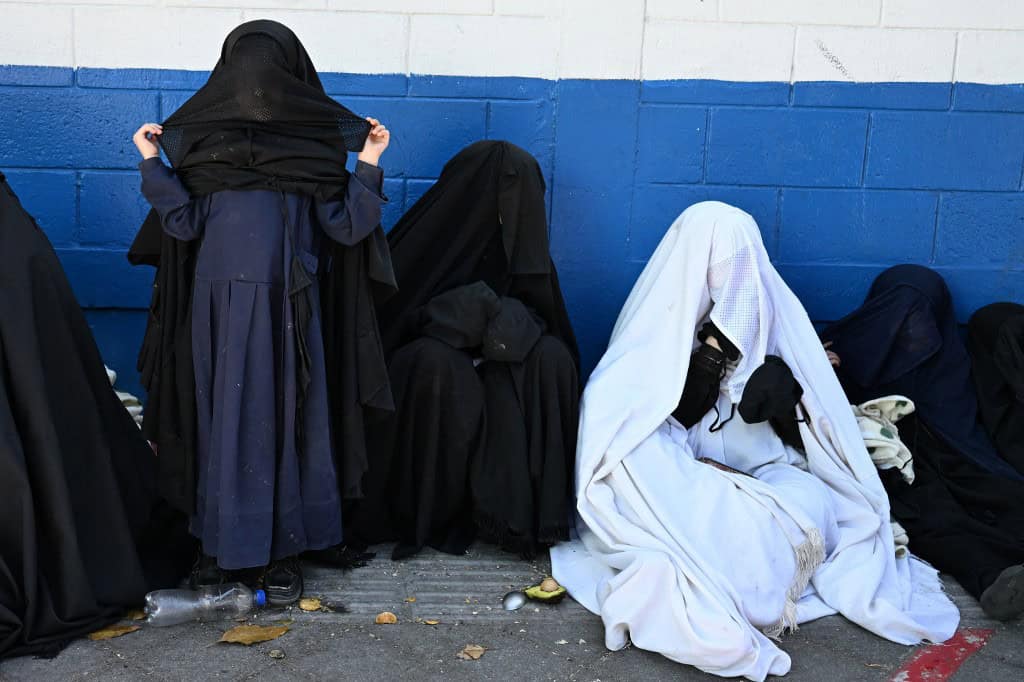 Members of the Lev Tahor Jewish community